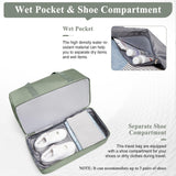 Extra Large Travel Duffle Bag,Carry on Overnight Weekend Bag with Shoes Compartment,Weekender Bags for Women for Travel Business Trips Sport Hospital