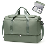 Extra Large Travel Duffle Bag,Carry on Overnight Weekend Bag with Shoes Compartment,Weekender Bags for Women for Travel Business Trips Sport Hospital