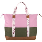 Extra Large Tropical Lunch Tote for Women Insulated 20 Can Cooler, Emma and Chloe Lunch Bags (Tropical Floral)