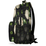 Fabpuro School Backpack for Teens Girls Boys St.patrick's Day Gnomes On Green Tartan Students Bookbag Middle High School College Bags, Waterproof Casual Daypack Laptop Backpacks for Women Men Travel