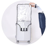 FABULWAY Clear PVC Luggage Cover Protectors - Transparent Waterproof Suitcase Sleeve for 20"+24"+28" Wheeled Suitcases (3PCS)