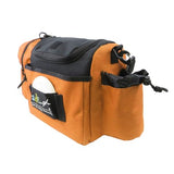 Fade Crunch Disc Golf Bag – Compact, Sturdy, and Insulated Shoulder Strap Bag for All Players Cooler Bag - Electric Lime (Tangerine Orange)