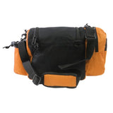Fade Crunch Disc Golf Bag – Compact, Sturdy, and Insulated Shoulder Strap Bag for All Players Cooler Bag - Electric Lime (Tangerine Orange)