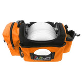 Fade Crunch Disc Golf Bag – Compact, Sturdy, and Insulated Shoulder Strap Bag for All Players Cooler Bag - Electric Lime (Tangerine Orange)