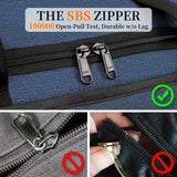 FAIRWIN Garment Bags for Travel 60L Waterproof 2 - in - 1 Hanging Duffle Bag for Men Women with SBS Zipper & Shoes Compartment