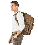 Falko Tactical Backpack for Men and Women 50L Backpack 2.4x Stronger Large Military Molle Rucksack, Bugout Backpack Outdoors