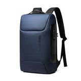 FANDARE Laptop Backpack Business Anti - Theft Daypacks Travel Large Backpack with USB Charging Port Waterproof Computer Bag for Women & Men Fits 15.6 Inch Notebook Blue