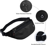 Fanny Pack for Men and Women, Waterproof Sports Waist Pack Bag for Travel Hiking Running Hands - free Wallets, Easy Carry Any Phone