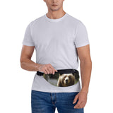 Fanny Pack for Men Women Crossbody Waist Bag Hi Bear Sit on the Lawn Belt Bag with Adjustable Strap Hip Bum Bag