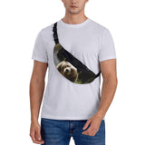 Fanny Pack for Men Women Crossbody Waist Bag Hi Bear Sit on the Lawn Belt Bag with Adjustable Strap Hip Bum Bag