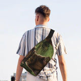 Fanny Pack for Women Men Crossbody Bag Hi Bear Sit on the lawn Waist Pack Belt Bag with Adjustable Strap