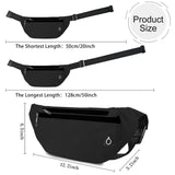 Fanny Pack for Women Men,Crossbody Fanny Pack Water Resistant Sports Waist Bag Pack, Belt Bag for Travel Hiking Running
