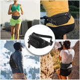 Fanny Pack Waist Bag Multifunction Genuine Leather Hip Bum Bag Travel Pouch for Men and Women - Multiple Pockets & Sturdy Zippers Ideal for Hiking Running And Cycling