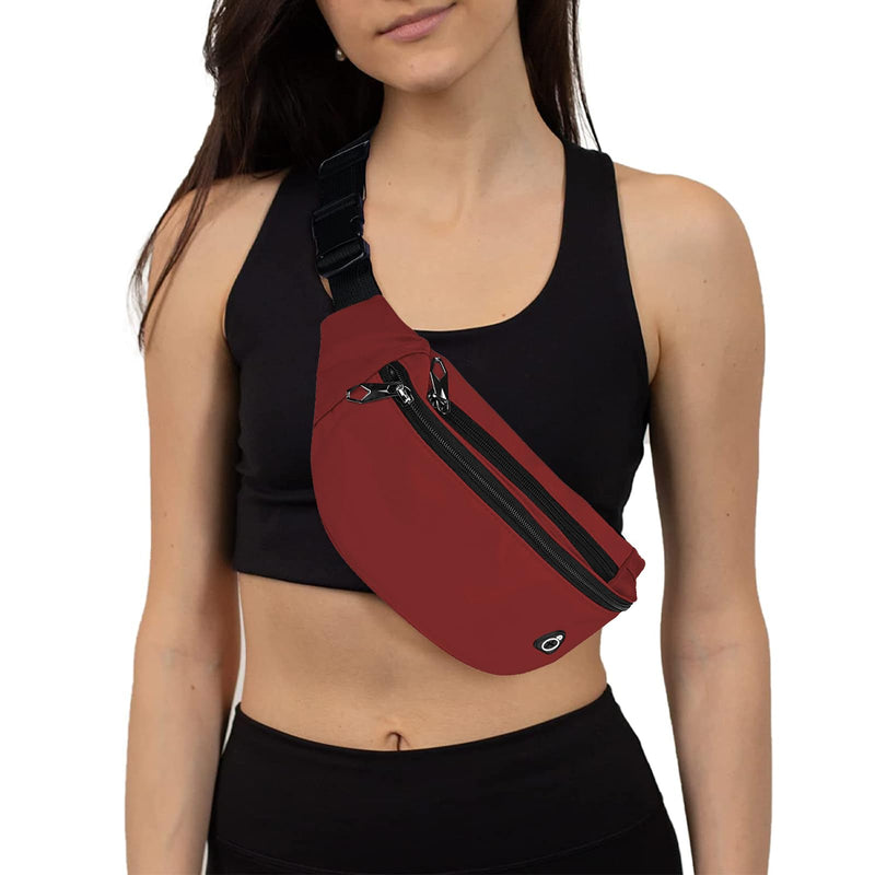 Fanny Packs for Men and Women, Waterproof Sports Waist Pack Bag for Travel Hiking Running Hands - free Wallets, Easy Carry Any Phone