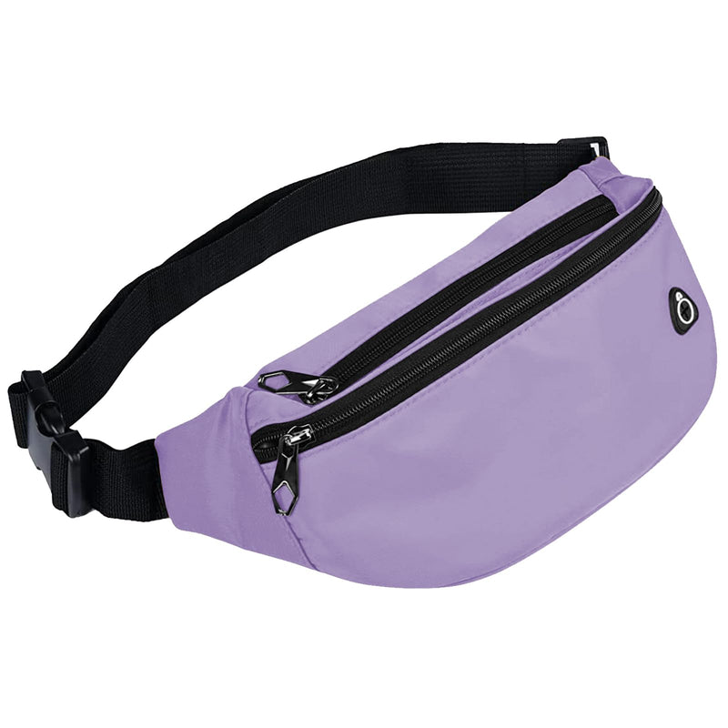 Fanny Packs for Men and Women, Waterproof Sports Waist Pack Bag for Travel Hiking Running Hands - free Wallets, Easy Carry Any Phone