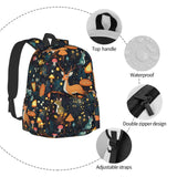 Fantasy Forest Mushrooms Grass Multipurpose School Bag Bookbag for Teenage Boys Girls Daily Backpack
