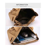 Fashion Women's Canvas Bag Mommy Large Capacity Crossbody Bag Nylon Casual Women's Shoulder Bag (green)