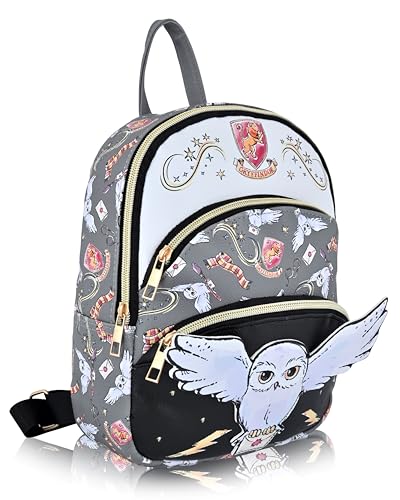 Fast Forward Harry Potter Backpack for Men, Women, Unisex | Cute PU Leather 10" Mini Backpack Purse