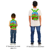 Fast Forward Teenage Mutant Ninja Turtles Mini Backpack for Boys, Girls Set - TMNT School Bag Bundle with 11" TMNT Backpack, Stickers, More | TMNT Backpack Preschool