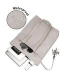 FASTFAIRY Tote Bag Backpack 2 in 1 ，Waterproof, holds 14" laptop