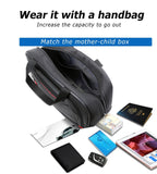 feilario 20in 2 Piece Softside Business Luggage Sets Waterproof Carry On Luggage Suitcase with Double Spinner Wheels