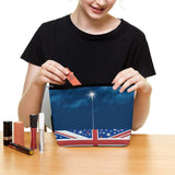 FekiLoot New Zealand Flag Makeup Bag for Purse Large Capacity Cosmetic Bags Aesthetic Accessories Storage Bag for Women Travel Toiletry Bags Portable Cosmetic Pouch