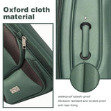 FELICIFE Softshell Luggage, Expandable 4 Piece Set (20/24/28/32 Inch) Suitcase, Softside Lightweight Luggage Travel Set, Exterior Pockets Multiple Compartments (Dark Green)