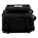 FENDI Baguette Logo Backpack, Black Nylon, Backpack for Women 8BZ048