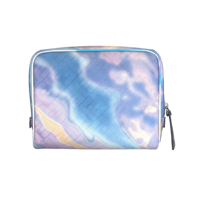 FENDI FF Motif Multicolor Printed Canvas Medium Travel Beauty Case