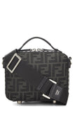 Fendi, Pre - Loved Black Zucca Canvas Suitcase Mini, Brown