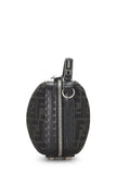 Fendi, Pre - Loved Black Zucca Canvas Suitcase Mini, Brown