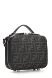 Fendi, Pre - Loved Black Zucca Canvas Suitcase Mini, Brown