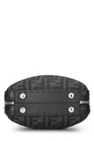 Fendi, Pre - Loved Black Zucca Canvas Suitcase Mini, Brown