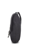 Fendi, Pre - loved Black Zucchino Canvas Tube Messenger Bag Small, Black