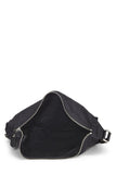 Fendi, Pre - loved Black Zucchino Nylon Messenger Bag, Black