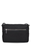 Fendi, Pre-loved Black Zucchino Nylon Messenger Bag, Black