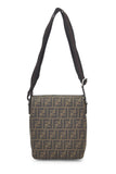 Fendi, Pre-loved Brown Zucca Coated Canvas Messenger Small, Brown