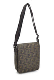 Fendi, Pre - loved Brown Zucca Coated Canvas Messenger Small, Brown