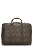 Fendi, Pre - Loved Coated Canvas Zucca Weekender Large, Brown