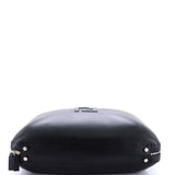 Fendi, Pre - Loved FF Zip Around Travel Bag Leather Large, Black