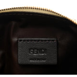 FENDI Skims Nylon Tulipano Small Beauty Pouch Coral Red Pink Logo Cosmetic Bag with Zip Closure New