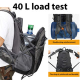 FENGDONG 40L Waterproof Lightweight Outdoor Daypack Hiking,Camping,Travel Backpack for Men Women Black
