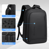 Fenree.geer Laptop Backpack for Men, Business Backpack with USB Charging Port,Water Resistant Tech Backpack, Mens 17 Inch Laptop Bag for Work/Commuter/College