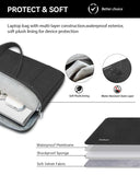 Ferkurn Laptop Case Bag Women Men Computer Sleeve with Shoulder Compatible with HP/Inspiron/Thinkpad/Vivobook/MSI/Surface, 15.6 inch, Black