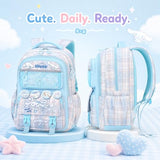 Festa Park Cute Backpack for Women Men, Ita Bag Kawaii Backpack Cutecore Grunge Y2K Daypack Shoulder Bag Bookbag Backpacks (Sky Blue)