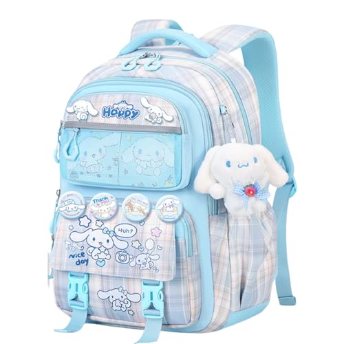 Festa Park Cute Backpack for Women Men, Ita Bag Kawaii Backpack Cutecore Grunge Y2K Daypack Shoulder Bag Bookbag Backpacks (Sky Blue) | Backpacks4Less