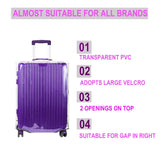 Feybaul Luggage Cover 28 Inch TSA Approved,Full Clear 3mm Thickness Suitcase Cover for Luggage Suitable 28 - 29 Inch Suitable for Long Travel Accessories