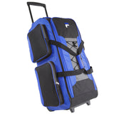 Fila 32" Large Lightweight Rolling Duffel Bag, Blue, One Size