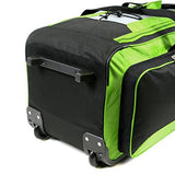 Fila 32" Lightweight Rolling Duffel, Neon Lime