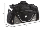 Fila Acer 25" Sport Duffel Bag, Black Charcoal